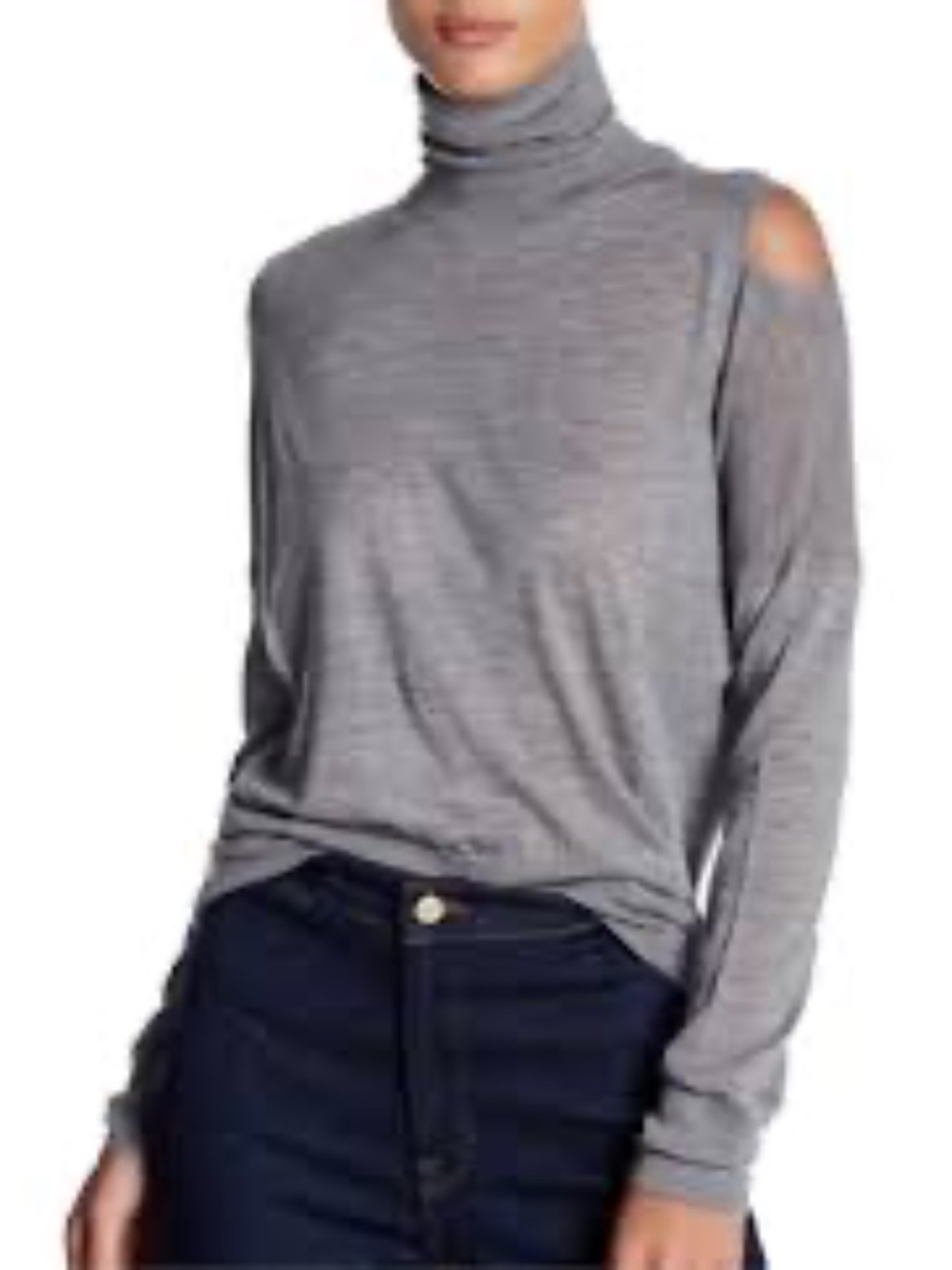Merino Wool Grey Sweater